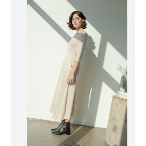 MORPH KNITWEAR Sz XS Soft Knit 100% Silk Midi Saoirse Dress - Picture 10 of 10